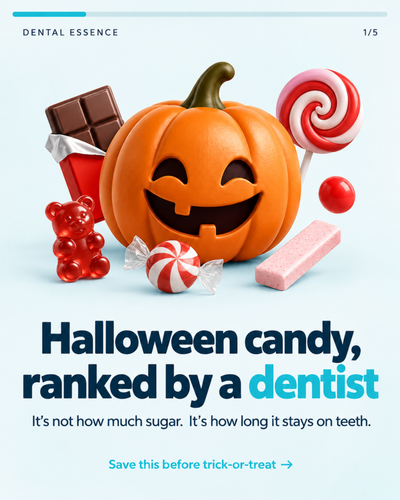 Halloween candy and kids' dental health tips from Dental Essence Bridgewater MA